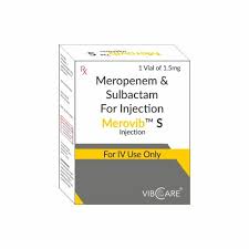 Meropenem injection meronem 1gm ₹ 1,220/vial. Meropenem Sulbactam Merovib S Vibcare Pharma