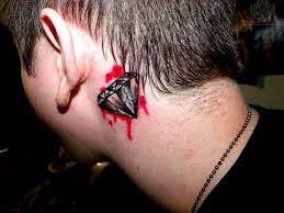 Ear Tattoos For Men Diamond Tattoo Designs Ear Tattoo Ideas Ear Tattoos For Men