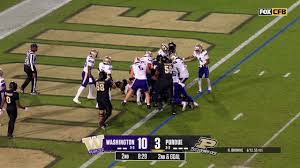 Purdue's Antonio Harris rushes up the middle for 1-yard TD, tying game vs Washington — FOX Sports