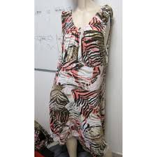 Robe christine laure été sans manches bleu avec motif feuilles taille 46, 48 excellent état porté très peu fendue en bas ceinture afin de. Robe Longue Christine Laure 44 Xl Xxl T5 Multicouleur 6287911