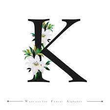 K Alphabet Letter Watercolor Floral Background Png Image Text Effect Eps For Free Download Pngtree Lettering Alphabet Floral Background Floral Watercolor
