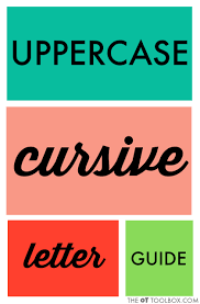 Upper Case Cursive Letter Formation The Ot Toolbox