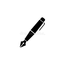 Fountain Pen Solid Icon Education And School Element Ink Pen Vector Graphics Sponsored School Education Ink Element Pen Icon Fountain Pen Pen
