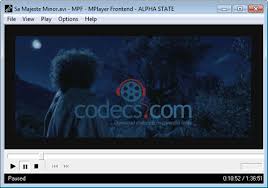 Official mplayer frequently asked questions: Codecs Com Screenshots For Mplayer Frontend 1 0 Rc2