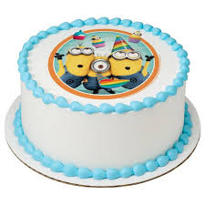 Maybe you would like to learn more about one of these? Despicable Me Cake Topper Sugarprintcess