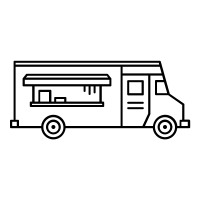 Check Out Food Truck Icon Created By Chanut Is Industries Cricut Projects Vinyl Truck Icon Food Truck