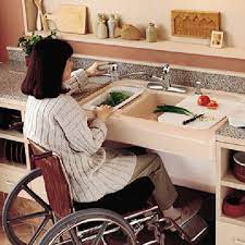 An inclusively designed kitchen is intended to offer independence to less able or wheelchair users, whilst at the same time being suitable for all other users in the household. Top 5 Things To Consider When Designing An Accessible Kitchen For Wheelchair Users Assistive Technology At Easter Seals Crossroads