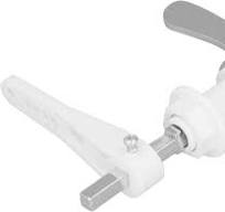 Remplacement Fiable de la Poignée de Réservoir de Toilettes en Alliage de  Zinc et en Plastique avec Processus de Galvanoplastie, Poignée de Chasse ...