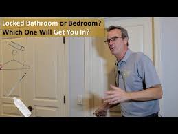 To unlock a locked door from the outside, you can use a pair of bobby pins. 5 Easy Ways To Unlock A Bedroom Or Unlock A Bathroom Door Unlock Privacy Lock Youtube