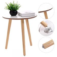 Small Round Triangle Side Table W 3 Legs In 2020 Round Coffee Table Modern Living Room Table Living Room Wood