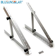 This solar setup served her. Bluesun Solar Adjustable Solar Panel Mount Mounting Brackets For 100 W Solar Panel Folding Tilt Legs Boat Rv Roof Buy Solar Braket For Caravan Solar Panel Mounting Bracket Rv Roof Mounting Bracket Product