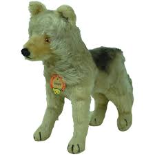 1950 S Steiff Loopy Wolf Plush Wolf Plush Steiff Plush
