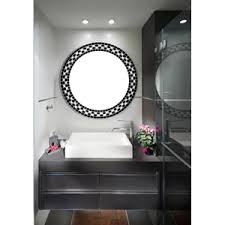Kaca cermin kebanyakan dipakai untuk interior khususnya pada furniture. Jual Cermin Wastafel Tipe Mozaik Bulat Cipta Karya Glass Jakarta Indotrading