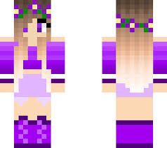 Theatre mode (alt+t) fullscreen (f) stream chat Purple Girl Minecraft Skin