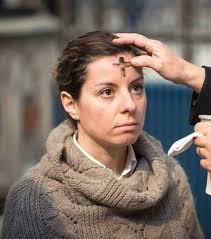 The ashes mean I'm a sinner. The shape of the cross means I have a Savior." 