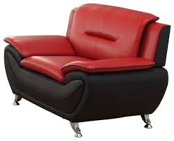 Ikea living room furniture ideas. Oreo Black And Red Living Room Collection Contemporary Armchairs And Accent Chairs By Kingway Inc Houzz