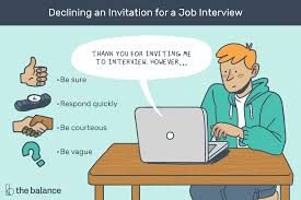 Examples of interview cancellation emails. How To Decline A Job Interview With A Letter Sample