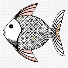 Fish Black And White Fish Clip Art Black And White Fish With Scales Drawing Png Download 5251 Pinclipart Original file at image/png format. fish black and white fish clip art