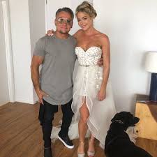 The Designer Behind The Strapless Floral Gown Richards Wore On Her Special Day Revealed He W Making A Wedding Dress Wedding Rompers Mark Zunino Wedding Dresses