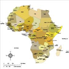 The africa editable map combines africa location map, outline map, and political map, with additional 2 africa political powerpoint map highlighted with africa outline editable map. Editable Africa Map With Countries Safari Color Illustrator Pdf Digital Vector Maps