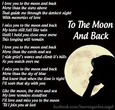 In Memory Poems Speak Their Name Heavens Garden Memories Poems Back To The Moon