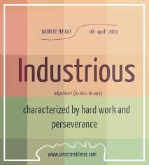 Industrious Words Good Vocabulary Words Interesting English Words