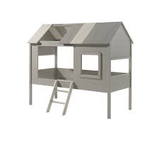 Rot bitte ihren wunschtermin erst mit den belegungskalender abgleichen! Kinderbett Baumhaus Hochbett Spielbett Grau Hausbett Liegeflache 90 X 200 Cm Ebay