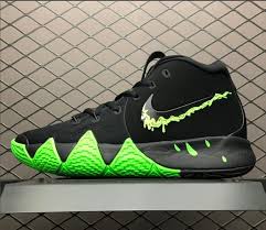 Black And Green Nike Basketball Shoes 2018 Nike Kyrie 4 Halloween Black Green Basketball Shoes For Sale Nike Kyrie Girls Basketball Shoes Black Basketball Shoes