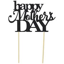 Her sunday will be even sweeter with a beautiful dessert made from the heart. All About Details Black Happy Mother S Day Cake Topper Walmart Com Walmart Com