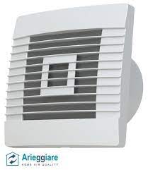 Ventilatore Aspiratore Per Estrazione Aria Umidita Bagni Cucine Con Serranda Ventilatore Parete Ariete