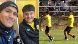 Todos de la U?: Hijo del Chupete Suazo marcó un gol contra Colo Colo y