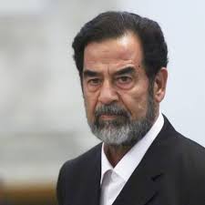 IS THE SADDAM CONNECTION HE'S RED...
