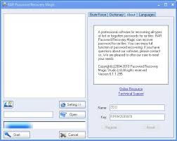 Recover forgotten passwords from encrypted rar archives (*.rar) created using any tools, including the latest version of winrar. Rar Password Recovery Magic 6 1 1 115 Serial Key Or Number Free Download