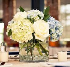 We have plenty of styles available, and all are easy to decorate to perfectly match your theme, even without silk flowers and fabrics. Unique Floral Expressions Hydrangea Centerpiece Wedding Hydrangeas Wedding Wedding Floral Centerpieces