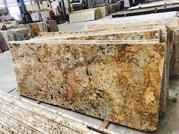 Granite kitchen countertops price in india. Indian Alaska Yellow Granite Slabs For Kitchen Countertops