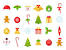 Cartoon Christmas Decs