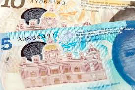 Detail Of 5 And 10 Pounds Sterling Notes Issued By Bank Of Scotland Details Of Sponsored Pounds Sterling Detail No Scotland Pound Sterling Art Logo