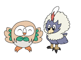 The moves, type advantages and disadvantages and evolutions for rufflet. Rowlet And Rufflet By Huatay On Deviantart