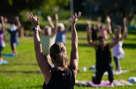 Yoga classes used as therapy usually consist of asanas (postures used for stretching), pranayama (breathing exercises), and relaxation in savasana (lying down). Something To Look Forward To Free Public Yoga Lessons On The Sarasota Bayfront
