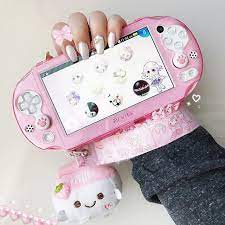 My Precious Pink Ps Vita I Have The White And Pink Version From Japan My Case Was Purchased From Play Asia Year Video Games For Kids Kawaii Games Cute Games
