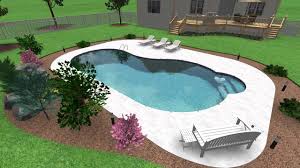 Our inground pool design specialists will design your pool right in the store, and then help you determine the best pool for your backyard. Design Ideas Kidney Shaped Swimming Pool Youtube