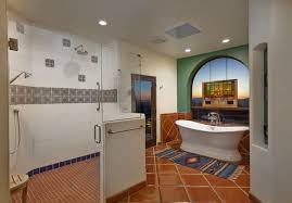 Featuring an intricately etched out pattern with elegant floral and swirling accents, this decorative bathroom wastebasket brings a. 70 Southwestern Style Primary Bathroom Ideas Photos Page 2 Home Stratosphere