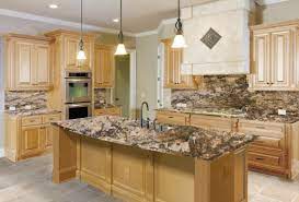 Granite countertops with knotty alder cabinets. What Is The Best Granite For Maple Cabinets Arch City