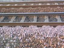 Why do they put rocks under train tracks?