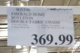 This chaise lounge is upholstered in soft, plush microfiber fabric, taking relaxation to the next level. Double Chaise Lounge Indoor Costco Off 73