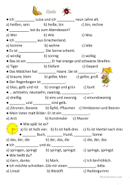 Maybe you would like to learn more about one of these? Quiz A1 Deutsch Daf Arbeitsblatter
