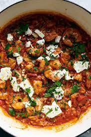 One Pot Orzo With Shrimp Tomato And Feta Recipe Recipe In 2021 Feta Recipes Recipes One Pot Orzo