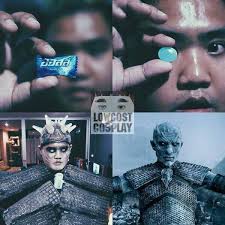 Low cost cosplay of The Game of Thrones by a creative Thai guy