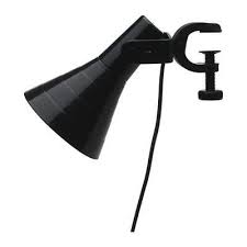 Ikea Lagra Clamp On Lamp Light Spotlight Black Free Post Bookshelf Lighting Bookcase Lighting Lamp