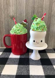 Youre A Mean One Faux Whipped Cream Mug Topper Etsy Faux Christmas Christmas Decorations Rustic Christmas Topper